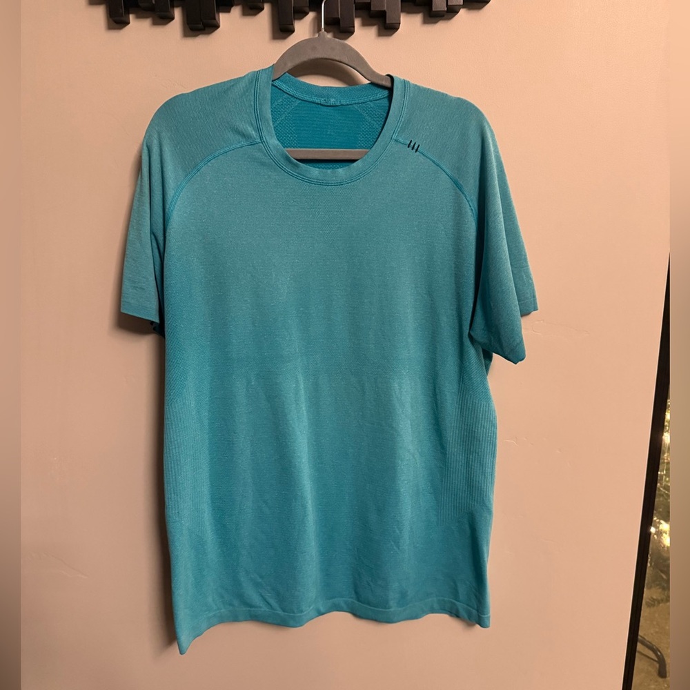 Lululemon Men’s Metal Vent Tech Short Sleeve Tee – XL – Teal